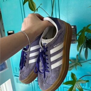 Adidas Gazelle Men's Sneakers - Purple and White